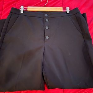 BANAN REPUBLIC BLACK CROPPED PANTS